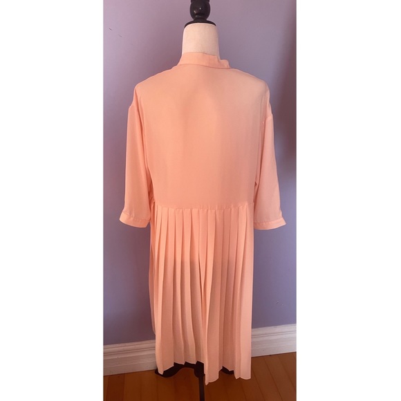 ASOS Pleated Jacket / Duster in Pink - Picture 6 of 6